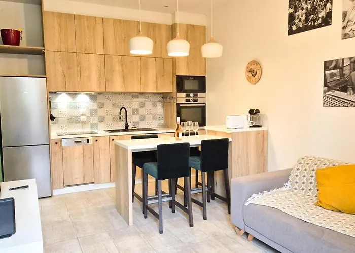 Joli T3 Moderne Avec Terrasse & Climatisation Nice